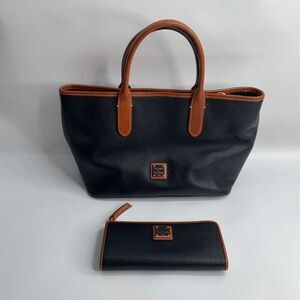 Dooney & Bourke Small Pebble‎ Lexington Black Leather Purse & Wallet